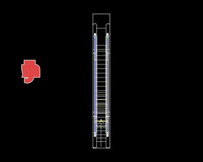 Stairs Cad block and details Download 06